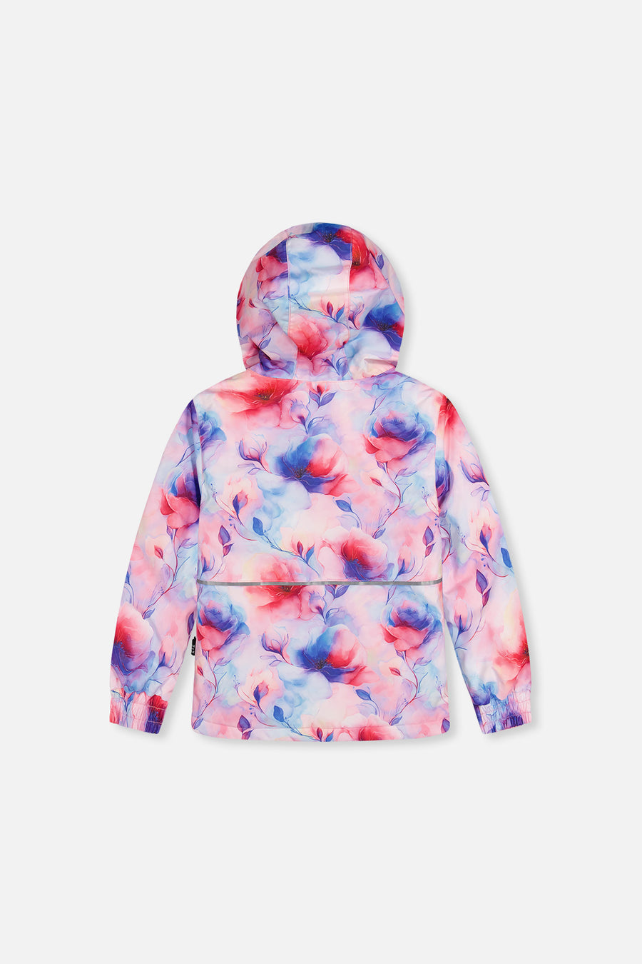 Leichter zweiteiliger Chill-Schneeanzug Mauve mit Blumenmuster