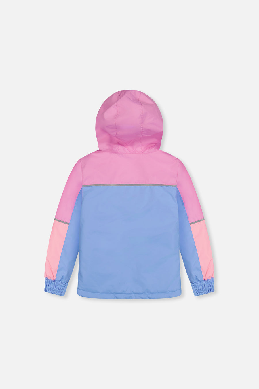 Leichter zweiteiliger Chill-Schneeanzug in Rosa, Blau und Mauve