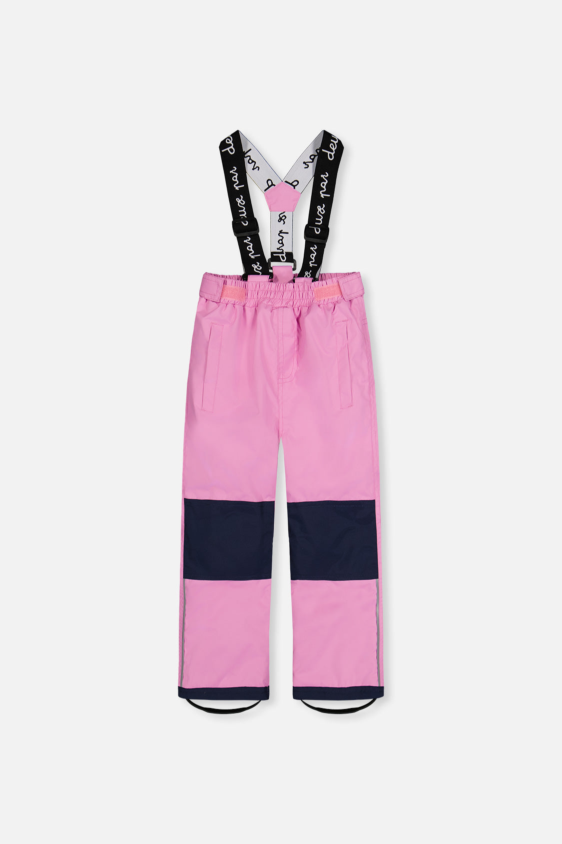 Leichter zweiteiliger Chill-Schneeanzug in Rosa, Blau und Mauve