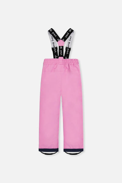 Leichter zweiteiliger Chill-Schneeanzug in Rosa, Blau und Mauve