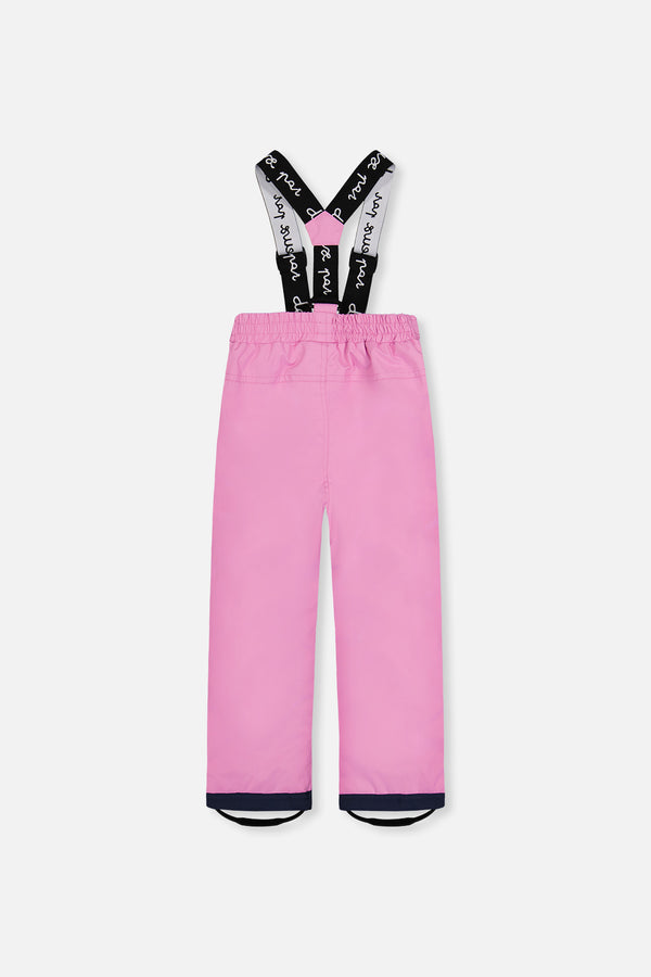 Leichter zweiteiliger Chill-Schneeanzug in Rosa, Blau und Mauve