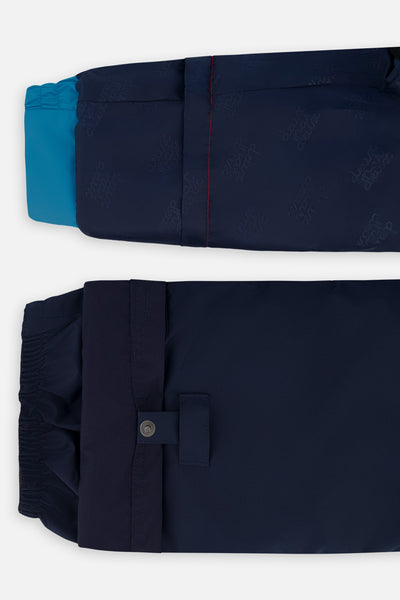 Habit de neige deux pièces PLAY bleu clair et foncé avec pantalon bleu marine