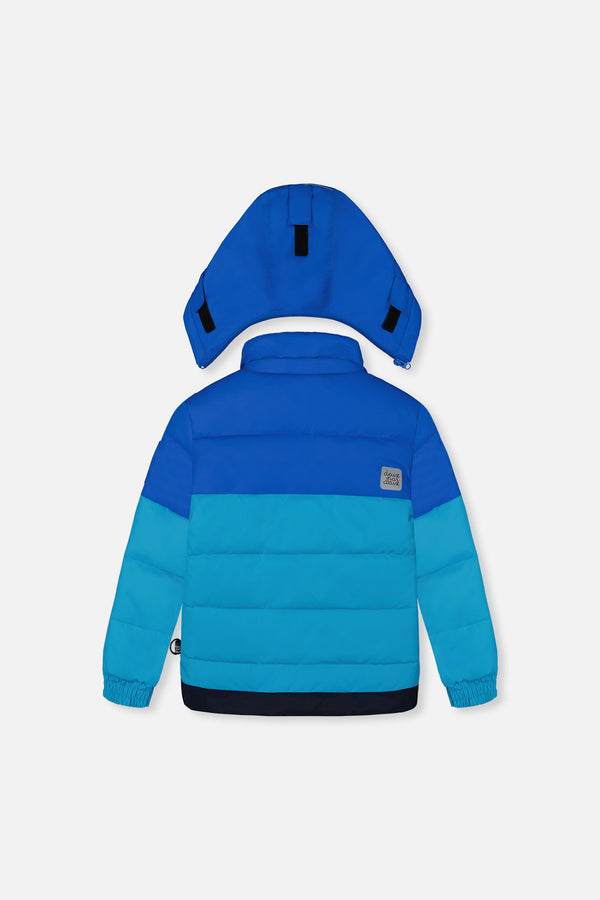 Habit de neige deux pièces PLAY bleu clair et foncé avec pantalon bleu marine