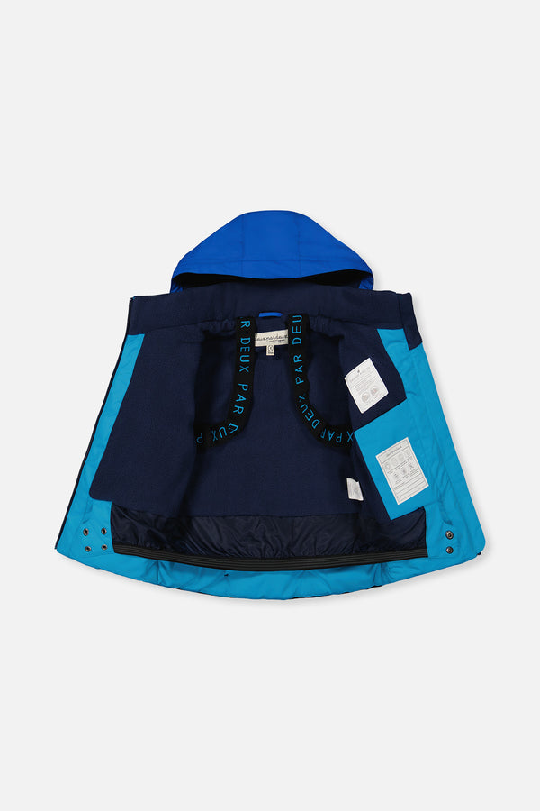 Habit de neige deux pièces PLAY bleu clair et foncé avec pantalon bleu marine