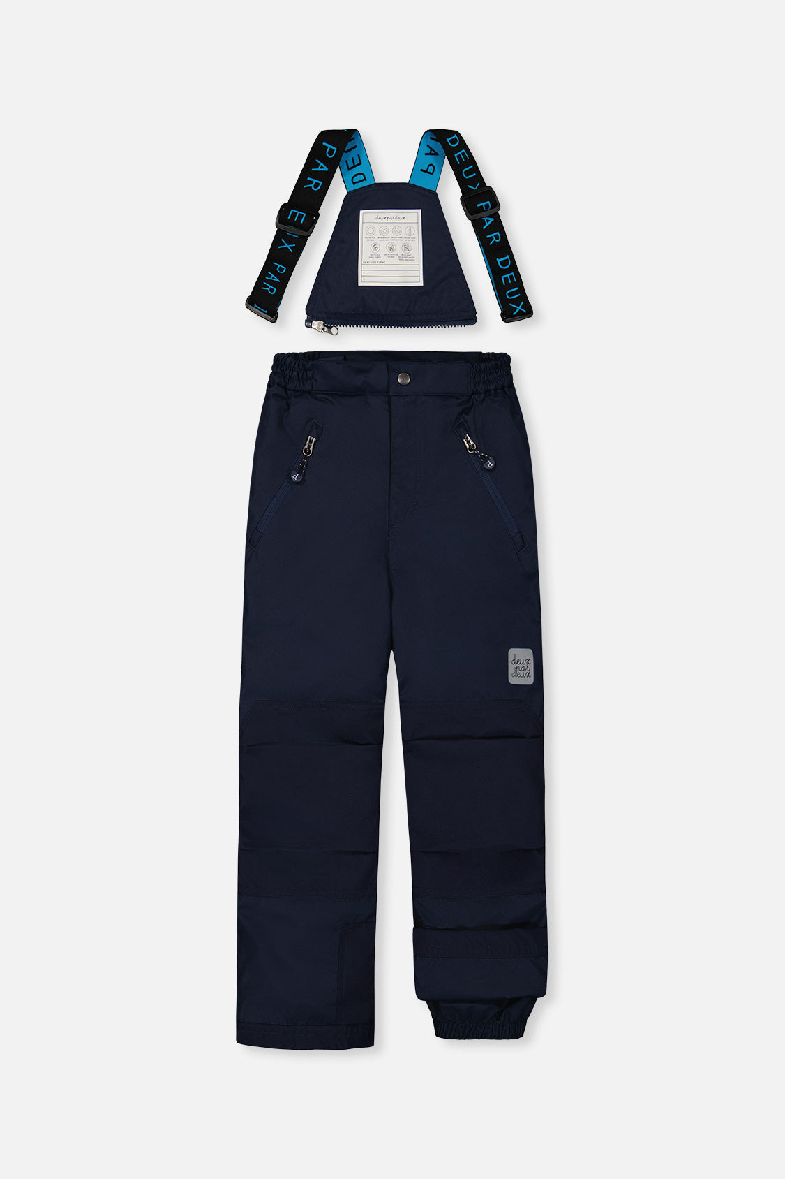 Habit de neige deux pièces PLAY bleu clair et foncé avec pantalon bleu marine