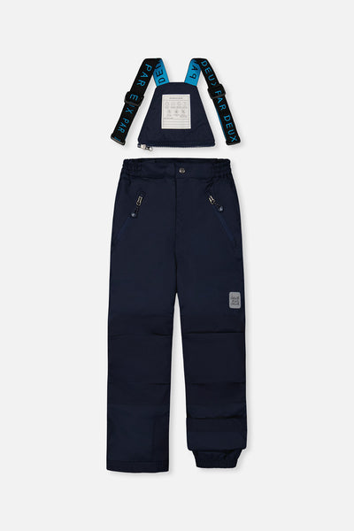 Habit de neige deux pièces PLAY bleu clair et foncé avec pantalon bleu marine