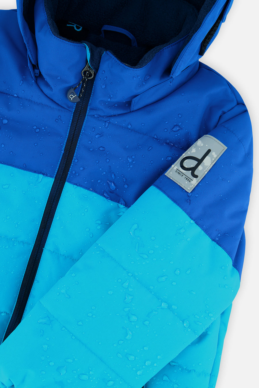 Habit de neige deux pièces PLAY bleu clair et foncé avec pantalon bleu marine