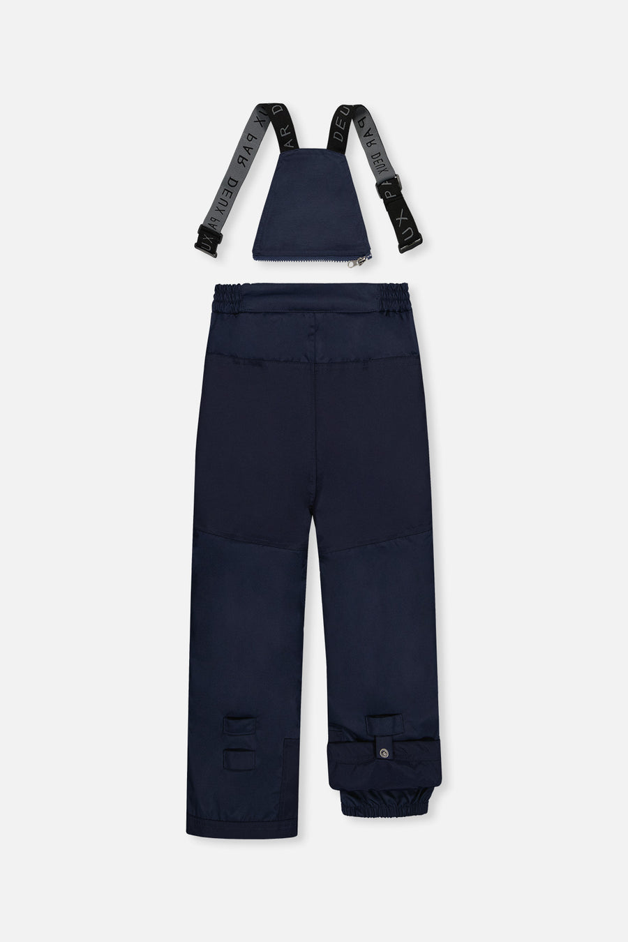 Two Piece Play Snowsuit Navy And Burgundy With Navy Pants