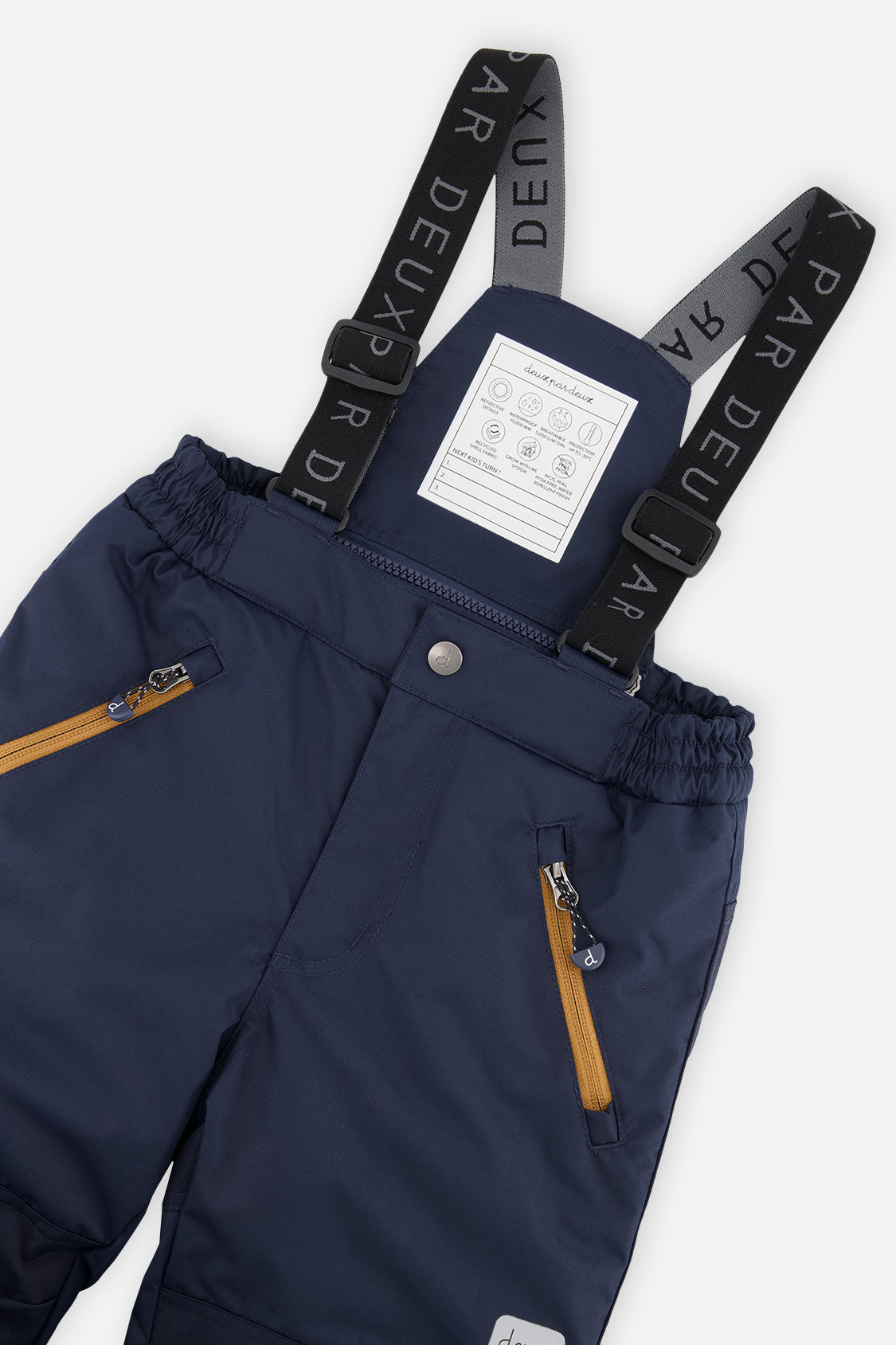Two Piece Play Snowsuit Navy And Burgundy With Navy Pants