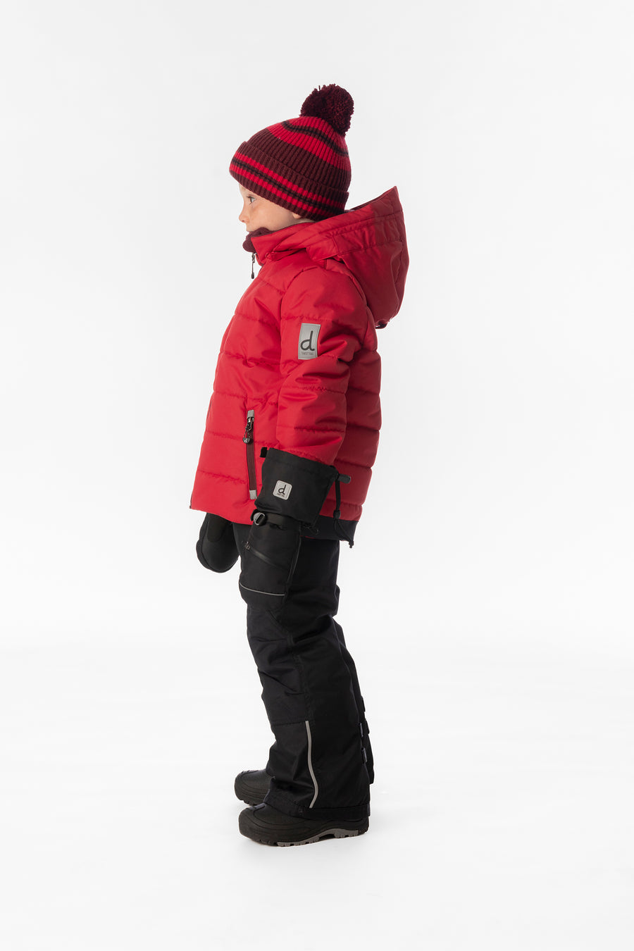 Two Piece Play Snowsuit Red With Black Pants