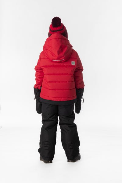 Two Piece Play Snowsuit Red With Black Pants