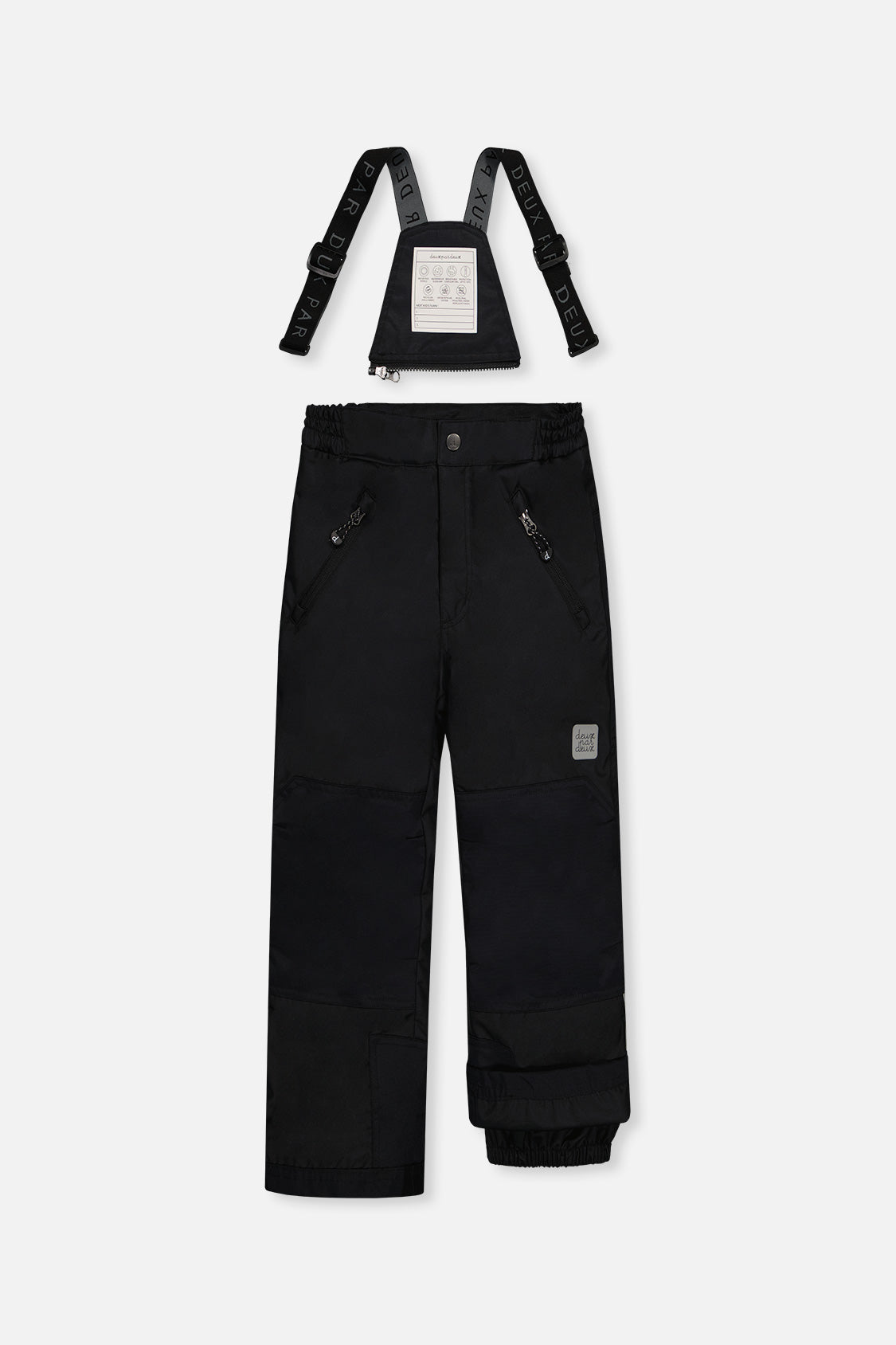 Habit de neige deux pièces PLAY rouge avec pantalon noir