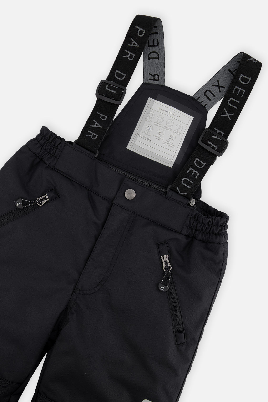 Habit de neige deux pièces PLAY rouge avec pantalon noir