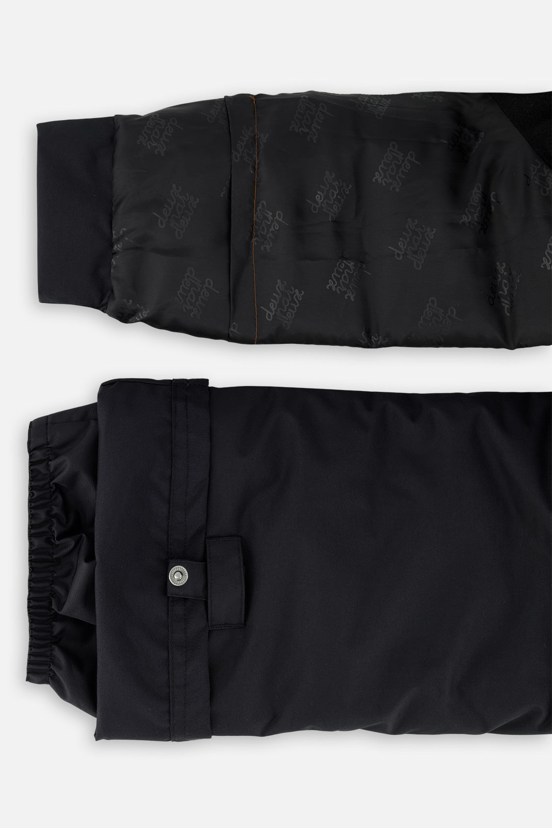 Habit de neige deux pièces PLAY noir avec pantalon noir