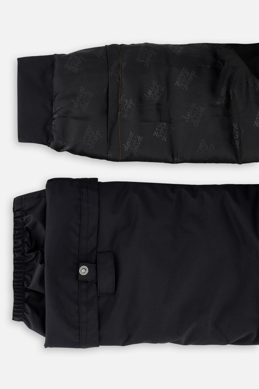 Habit de neige deux pièces PLAY noir avec pantalon noir