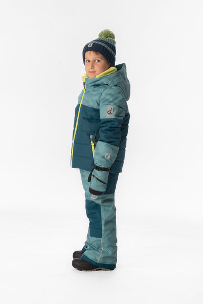 Two Piece Play Snowsuit Greyish Blue And Navy With Greyish Blue Pants
