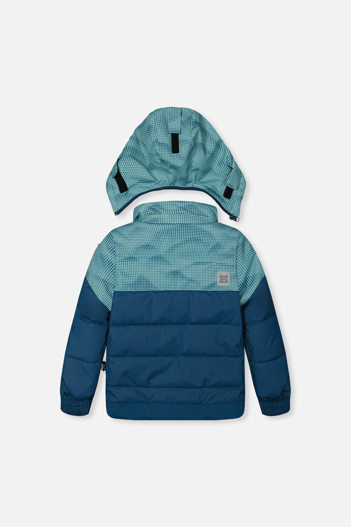 Zweiteiliger PLAY-Schneeanzug in Graublau und Marineblau mit graublauer Hose