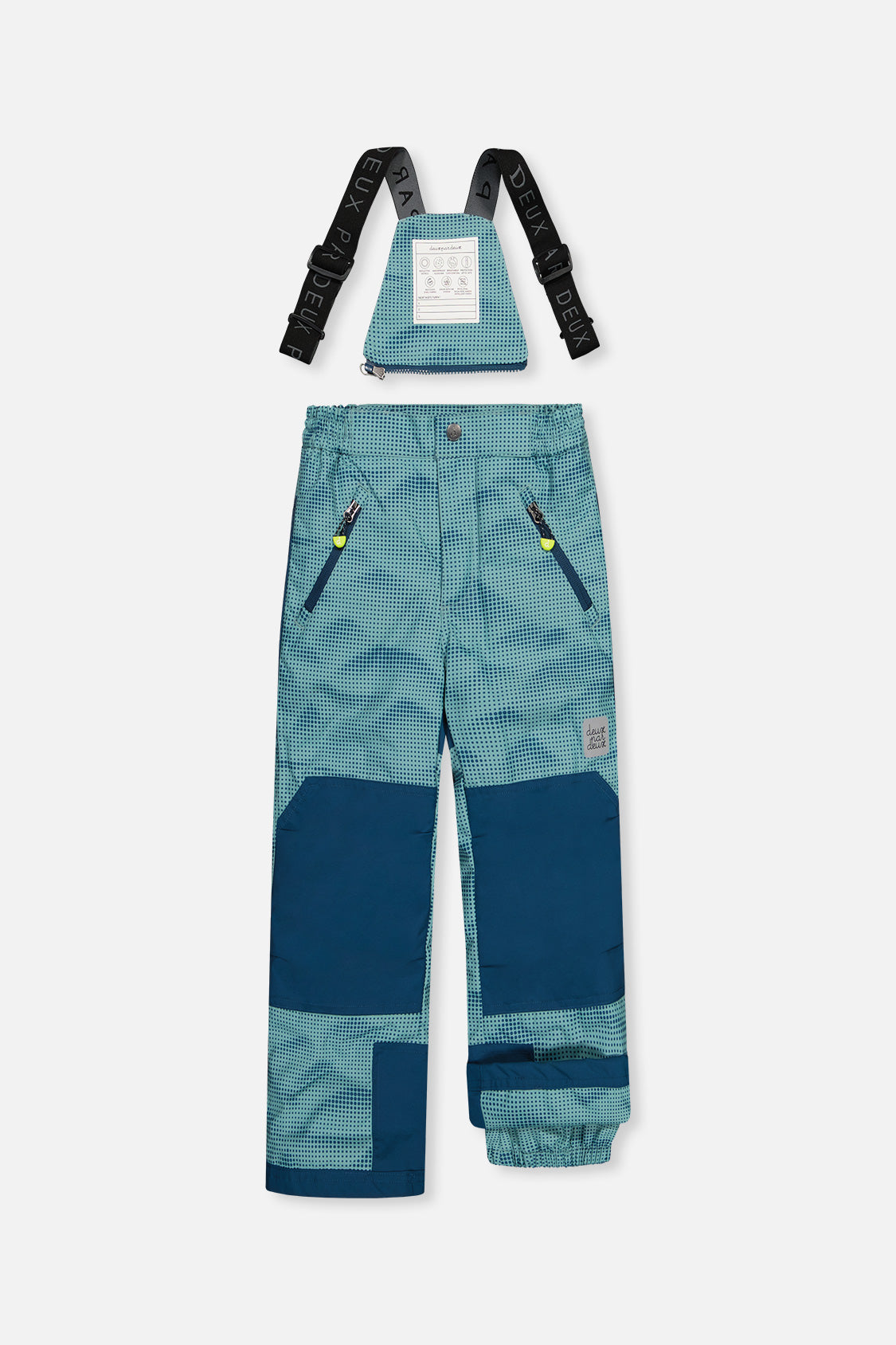 Zweiteiliger PLAY-Schneeanzug in Graublau und Marineblau mit graublauer Hose