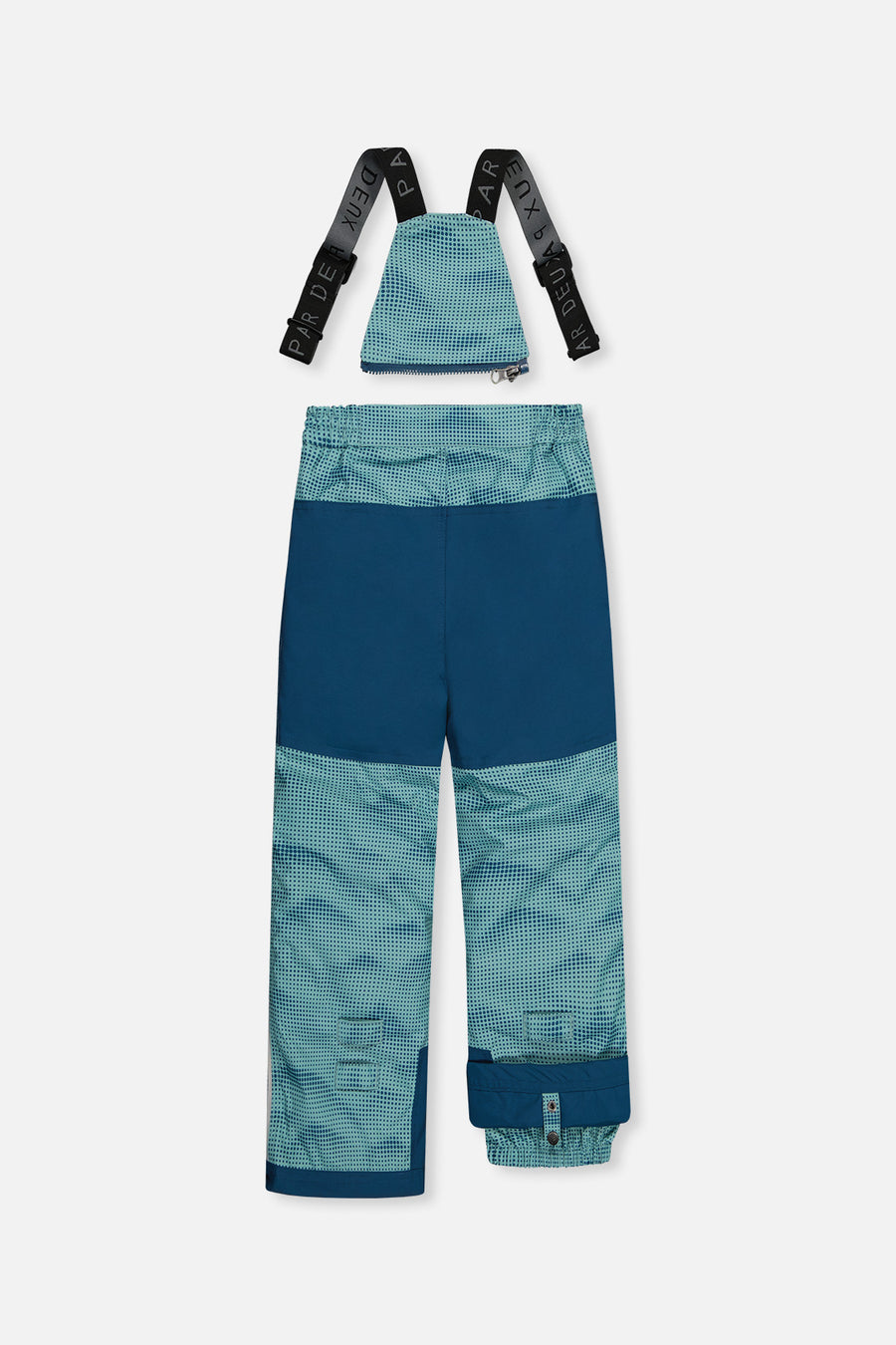 Zweiteiliger PLAY-Schneeanzug in Graublau und Marineblau mit graublauer Hose