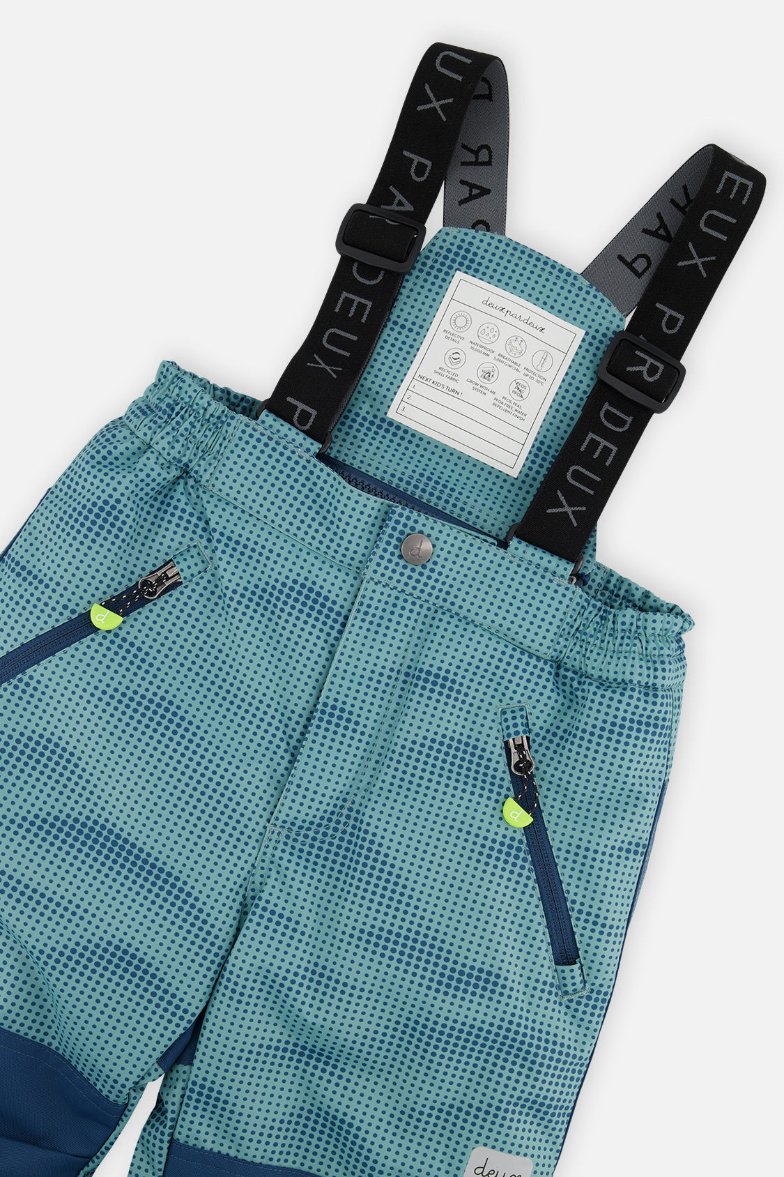 Zweiteiliger PLAY-Schneeanzug in Graublau und Marineblau mit graublauer Hose