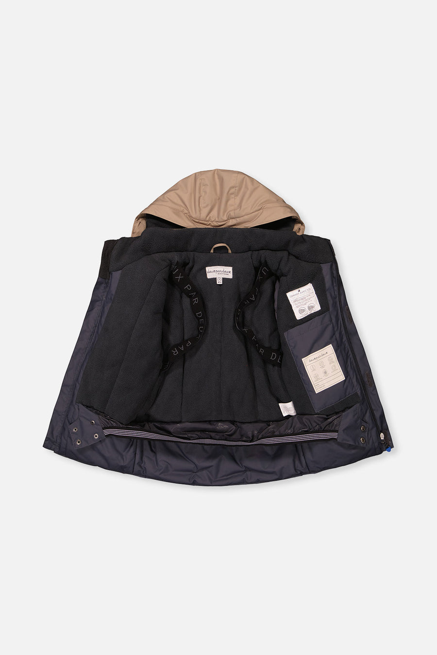 Two Piece Play Snowsuit Colorblock With Grey And Blue Dinosaur Print Pants - J10PB41_04930