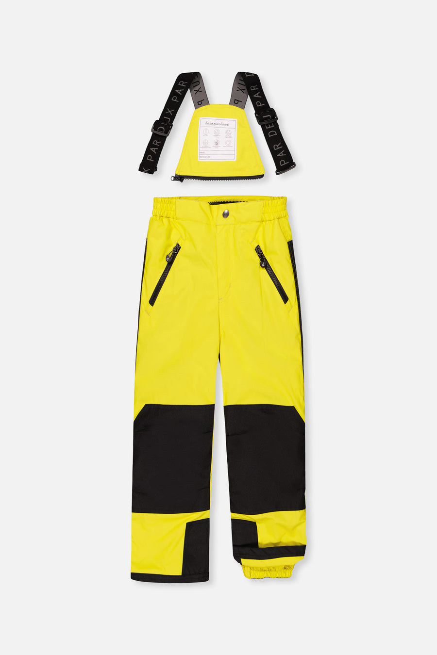 Two Piece Play Snowsuit Green Yellow And Blue Checkerboard With Yellow Pants - J10PB42_03320