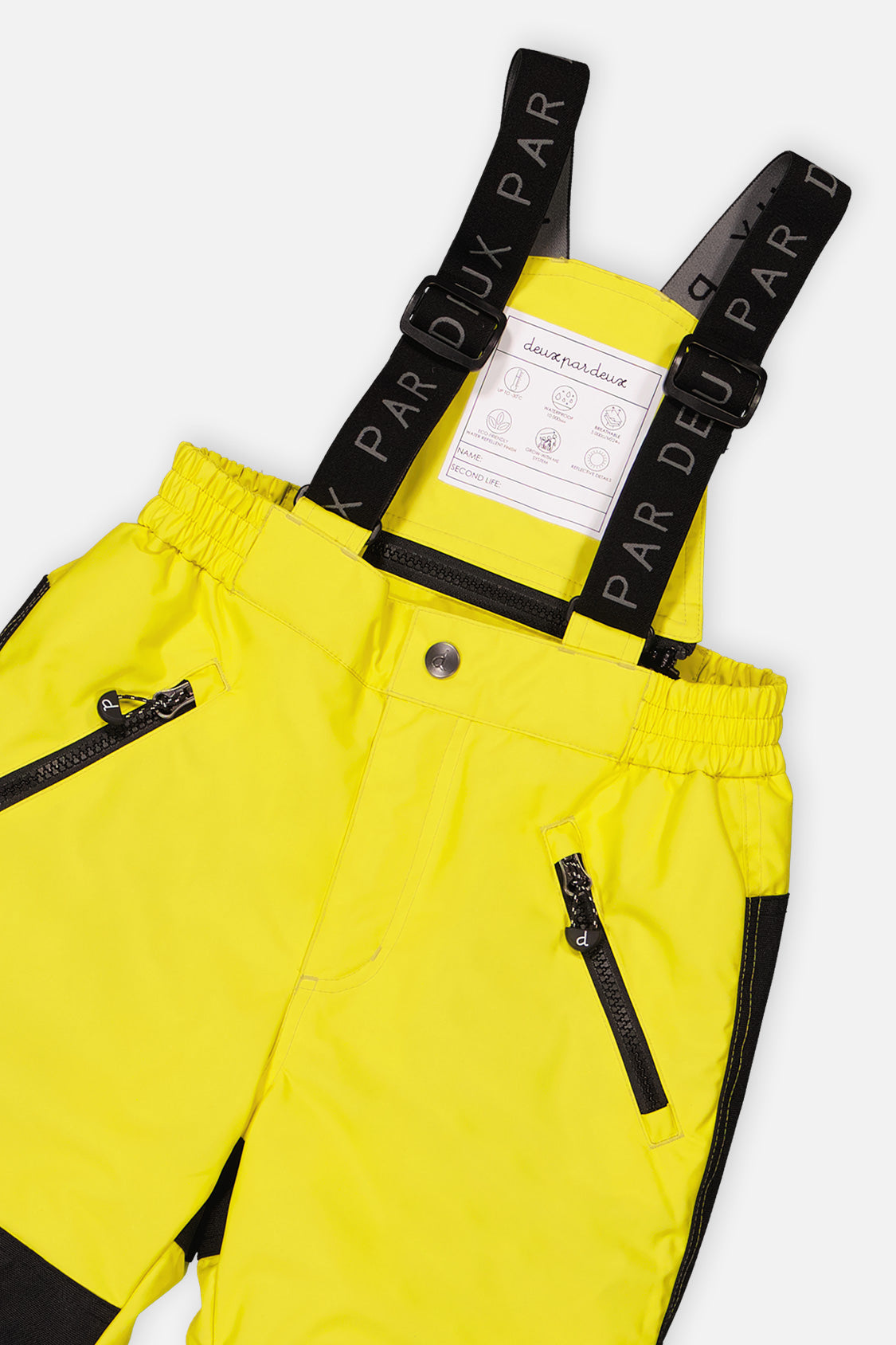 Two Piece Play Snowsuit Green Yellow And Blue Checkerboard With Yellow Pants - J10PB42_03320