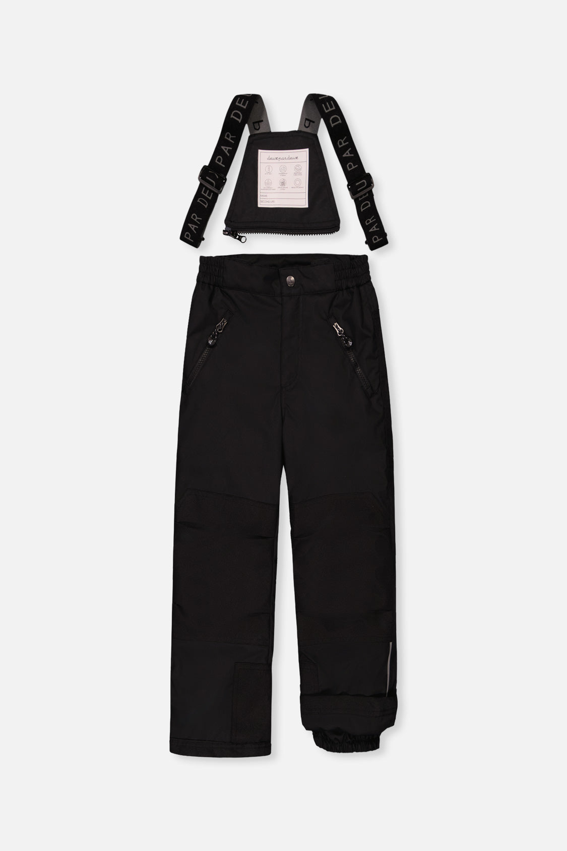 Two Piece Play Snowsuit Green Yellow And Blue Checkerboard With Black Pants - J10PB42_1J054