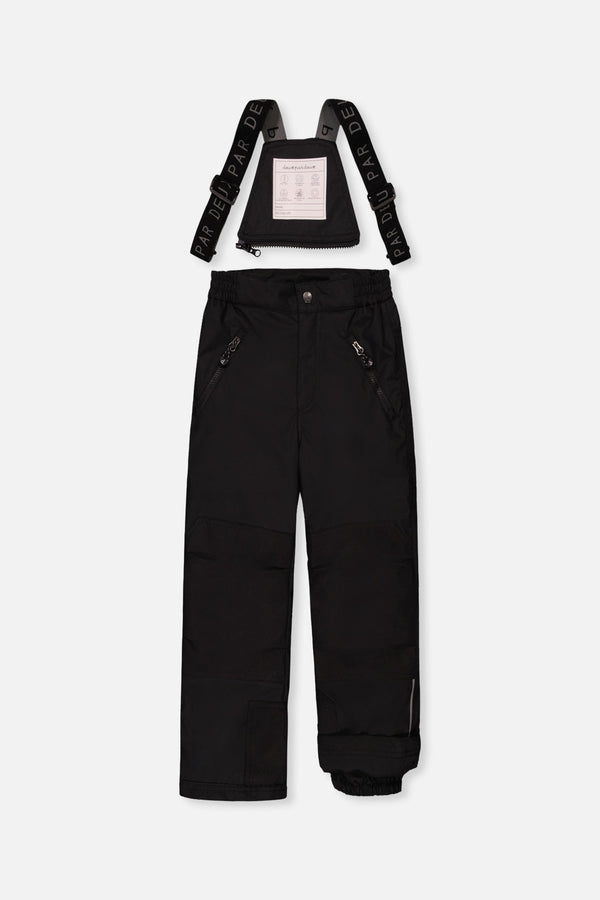 Two Piece Play Snowsuit Green Yellow And Blue Checkerboard With Black Pants - J10PB42_1J054
