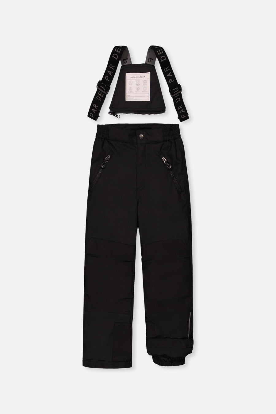 Two Piece Play Snowsuit Green Yellow And Blue Checkerboard With Black Pants - J10PB42_1J054