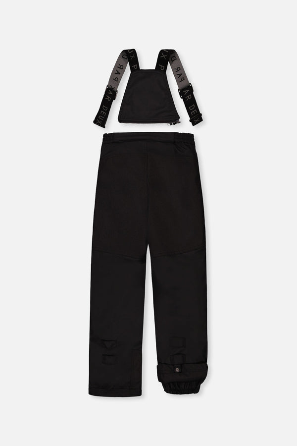Two Piece Play Snowsuit Green Yellow And Blue Checkerboard With Black Pants - J10PB42_1J054