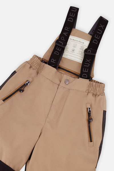 Two Piece Play Snowsuit Black And Beige - J10PB44_09990