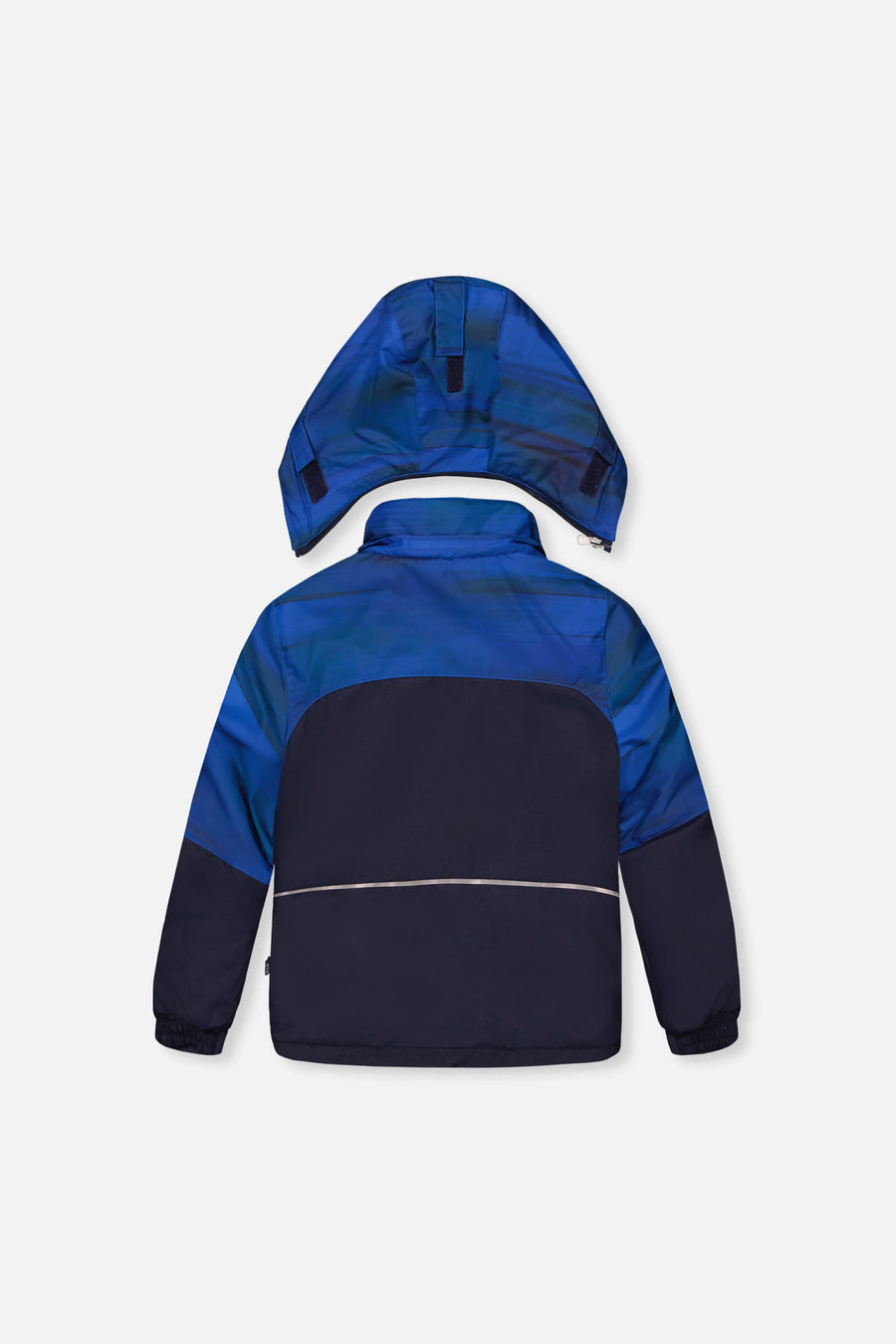 Two Piece Play Snowsuit Navy Blue And Orange With Blue Pants - J10PB45_04790