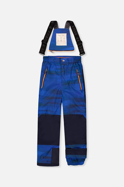 Two Piece Play Snowsuit Navy Blue And Orange With Blue Pants - J10PB45_04790