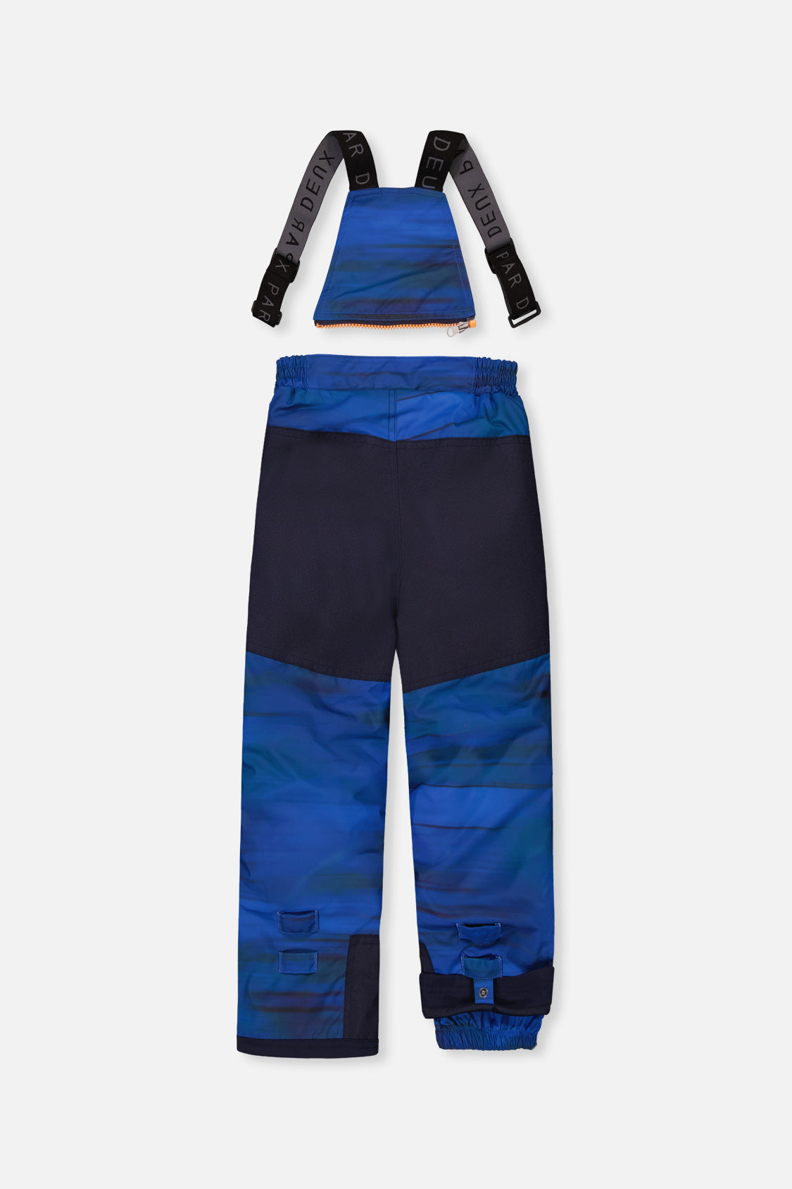 Two Piece Play Snowsuit Navy Blue And Orange With Blue Pants - J10PB45_04790