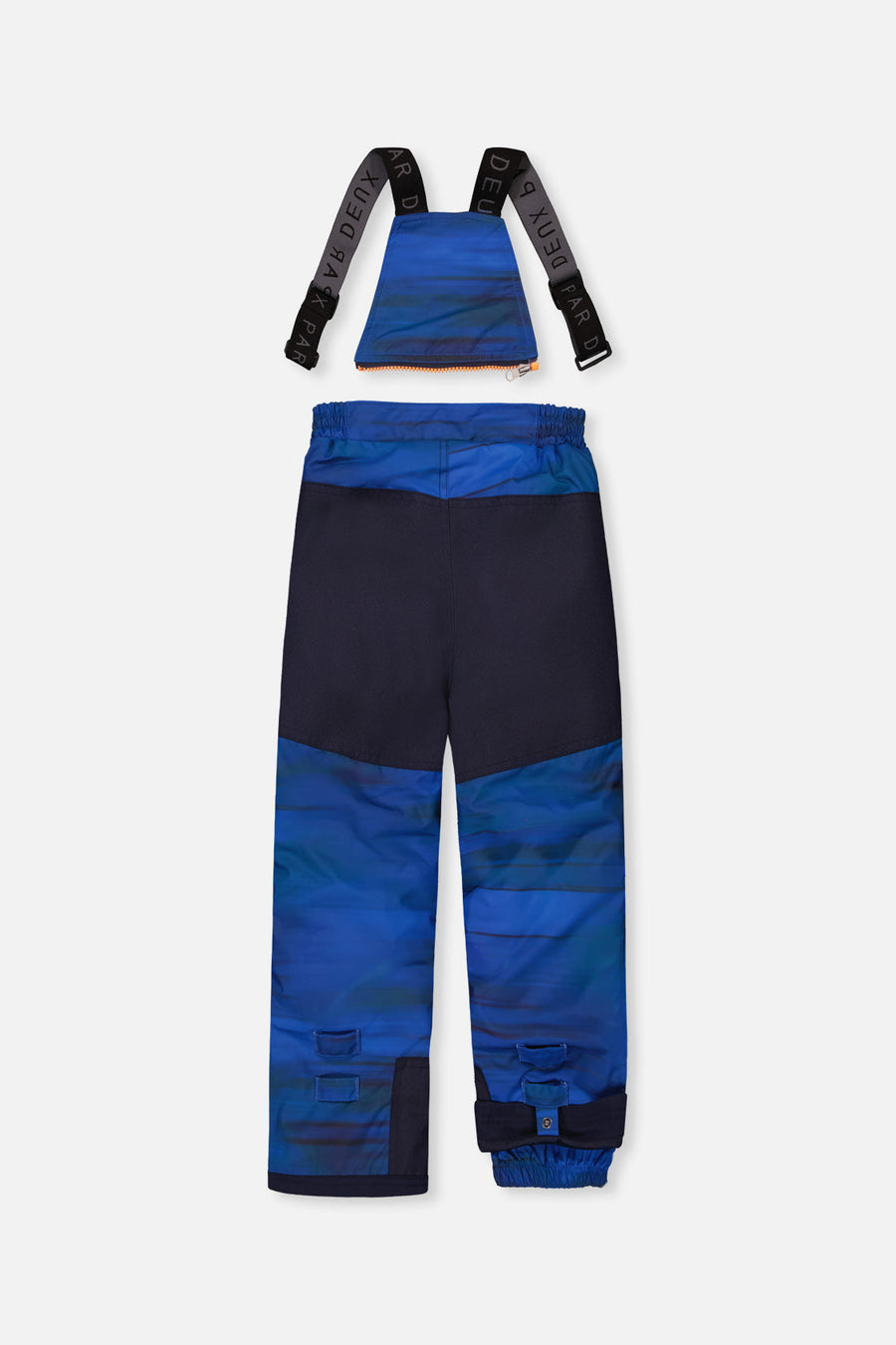 Two Piece Play Snowsuit Navy Blue And Orange With Blue Pants - J10PB45_04790