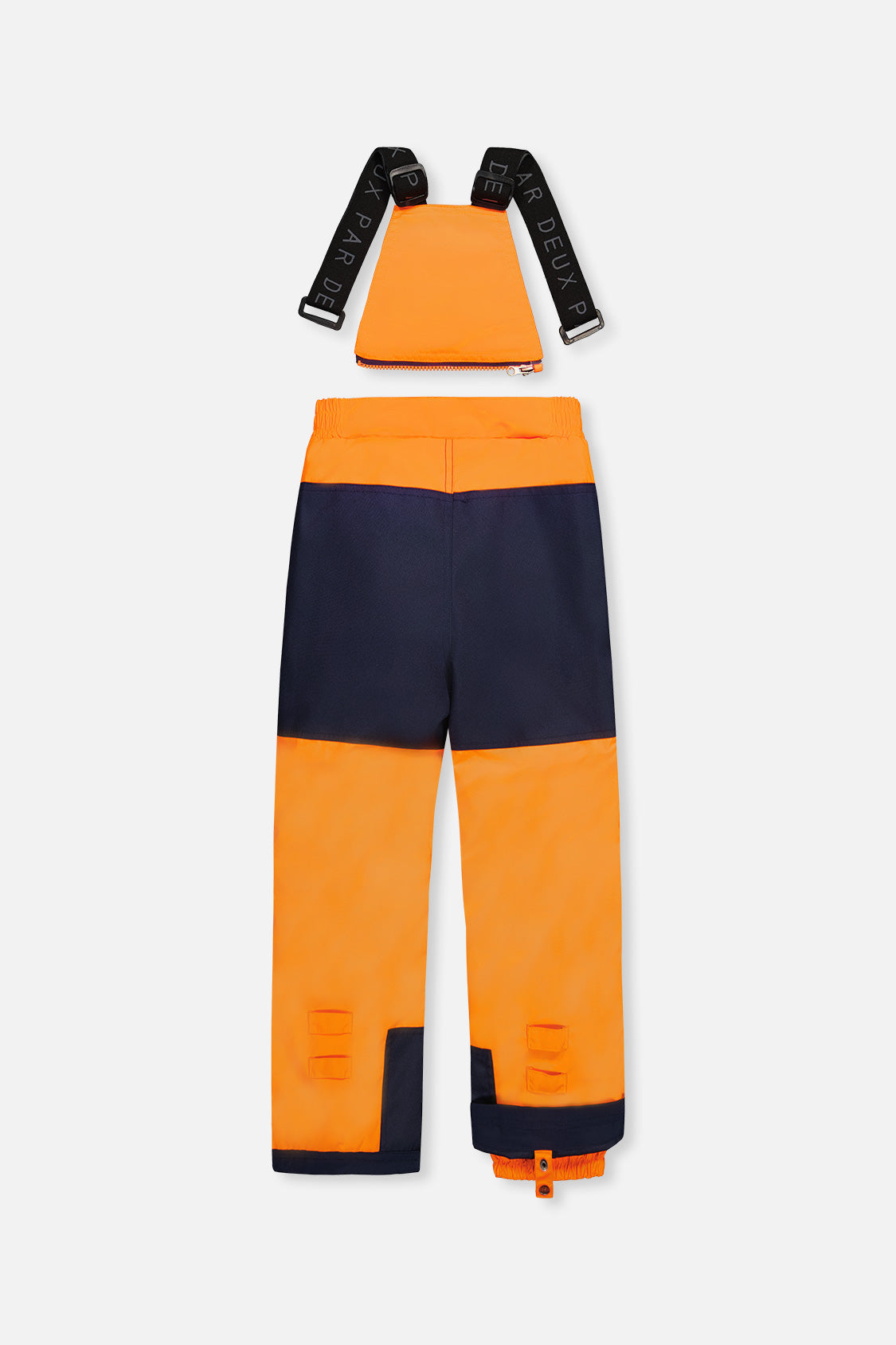 Two Piece Play Snowsuit Navy Blue And Orange With Orange Pants - J10PB45_1J056
