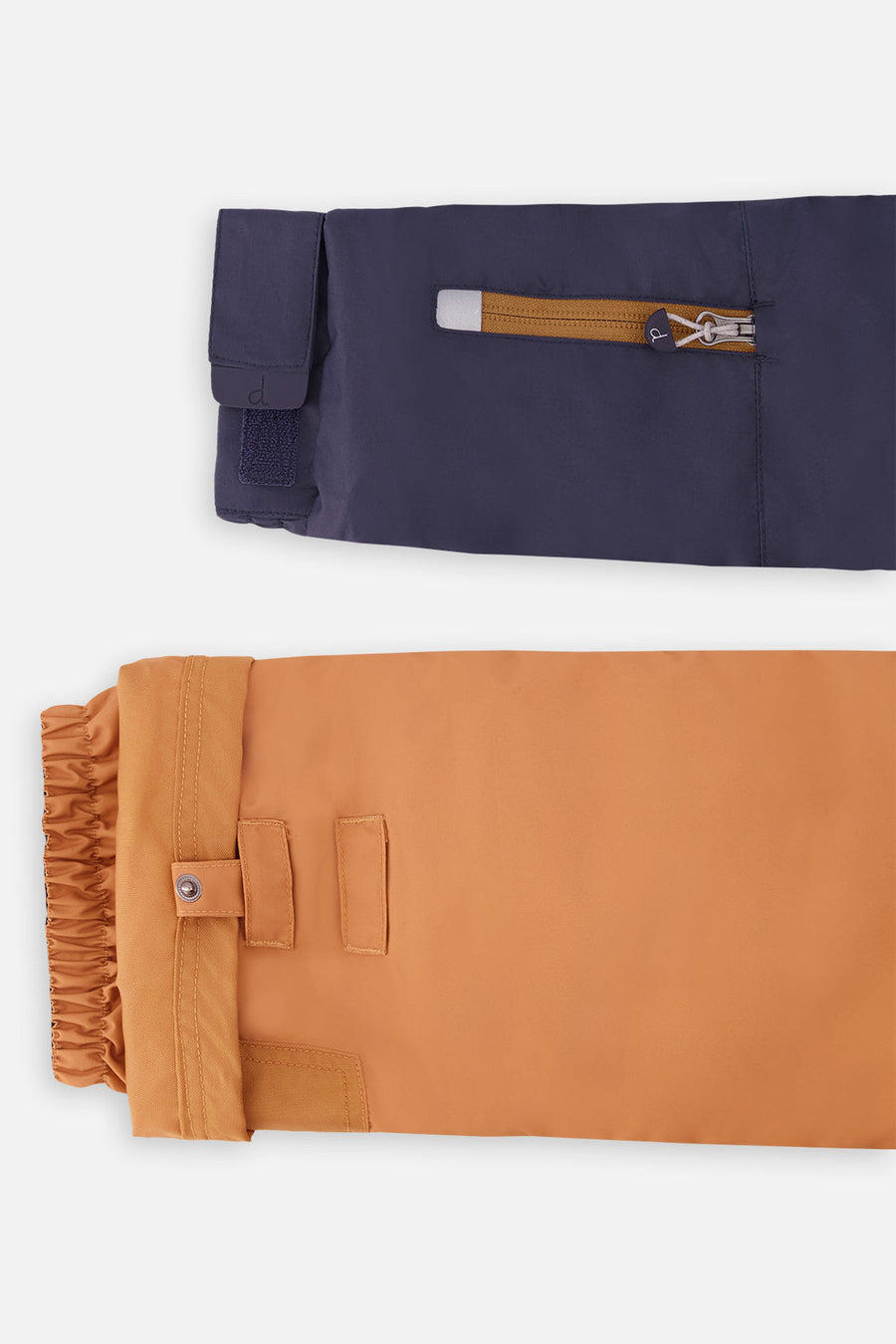 Two Piece Play Snowsuit Navy Blue With Brown Pants - J10PB47_04790