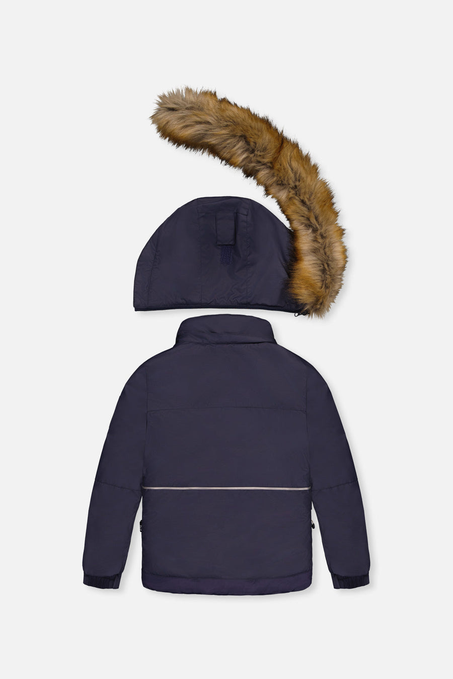 Two Piece Play Snowsuit Navy Blue With Brown Pants - J10PB47_04790