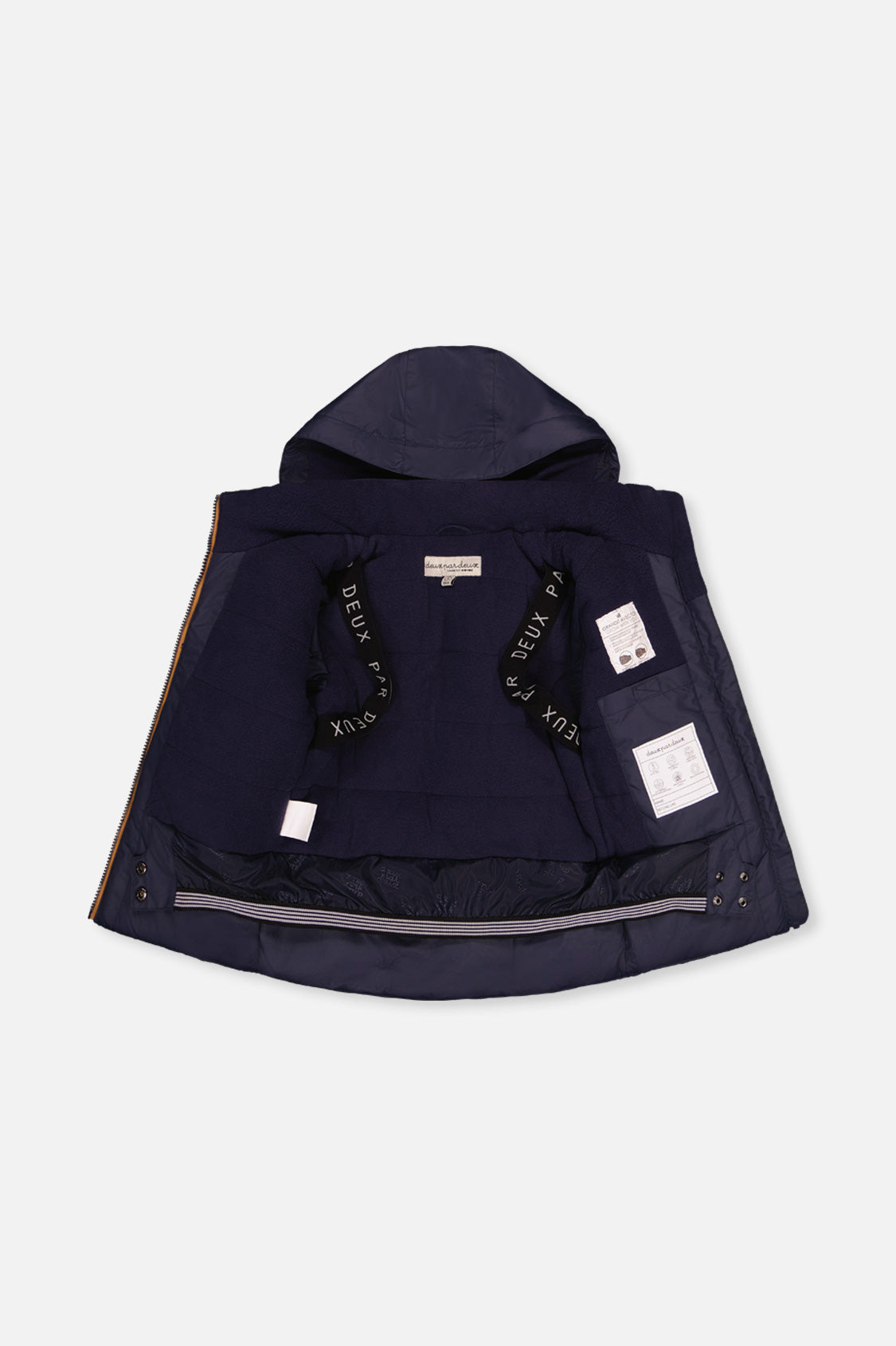 Two Piece Play Snowsuit Navy Blue With Brown Pants - J10PB47_04790