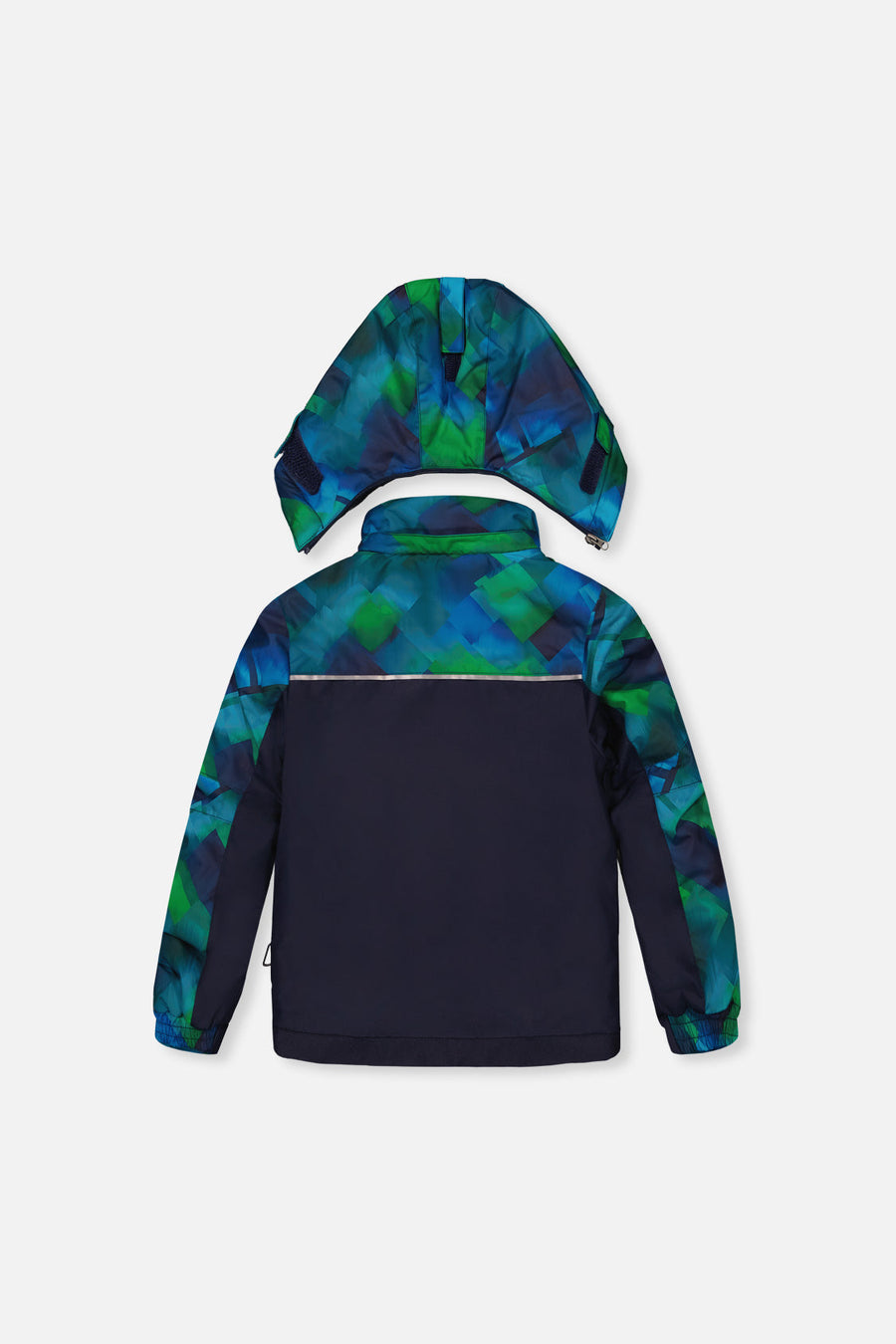 Two Piece Play Snowsuit Blue And Green Checkered Print - J10PB49_04790