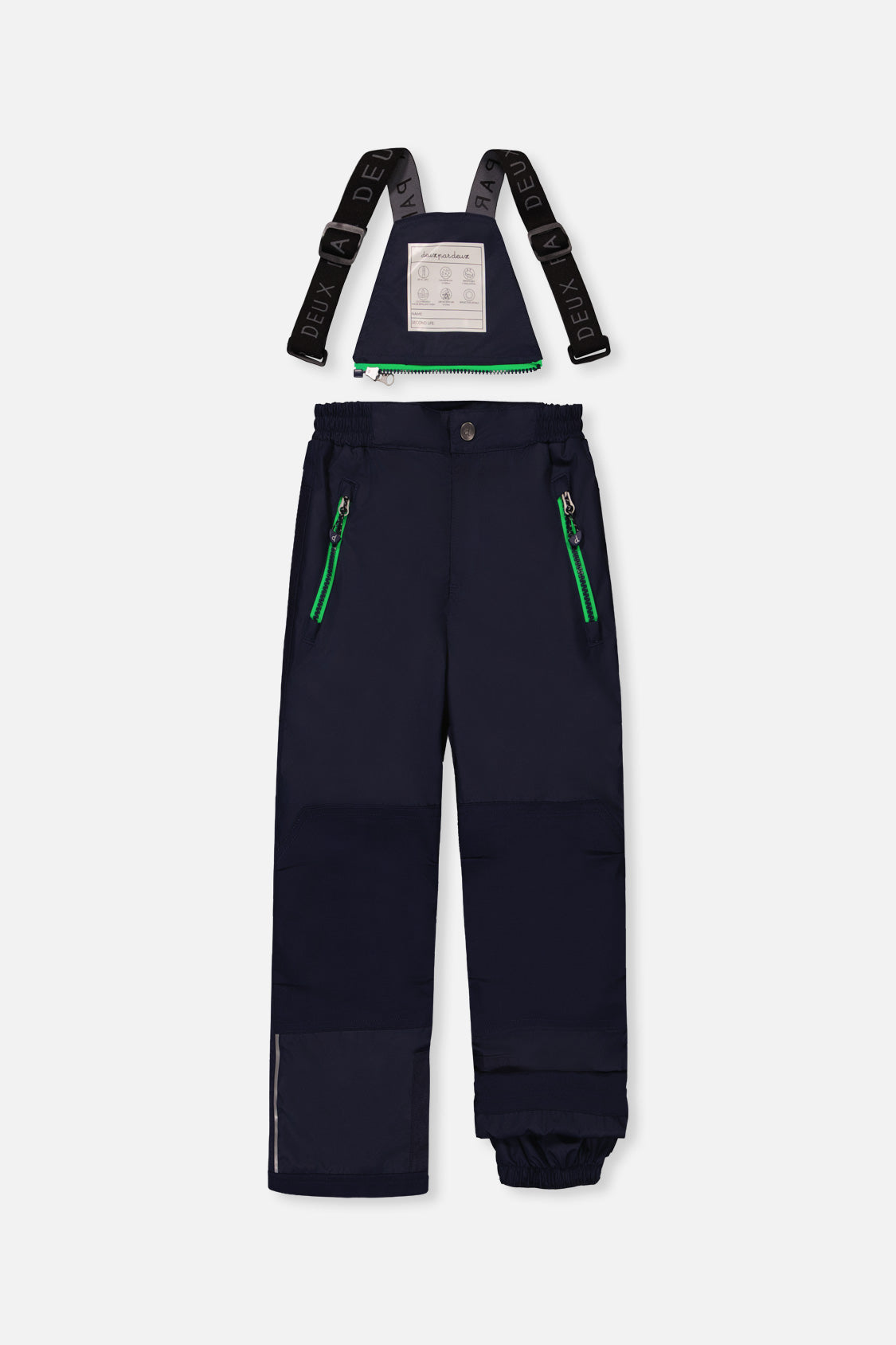 Two Piece Play Snowsuit Blue And Green Checkered Print With Navy Pants - J10PB49_1J053
