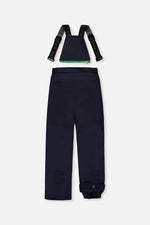 Two Piece Play Snowsuit Blue And Green Checkered Print With Navy Pants - J10PB49_1J053
