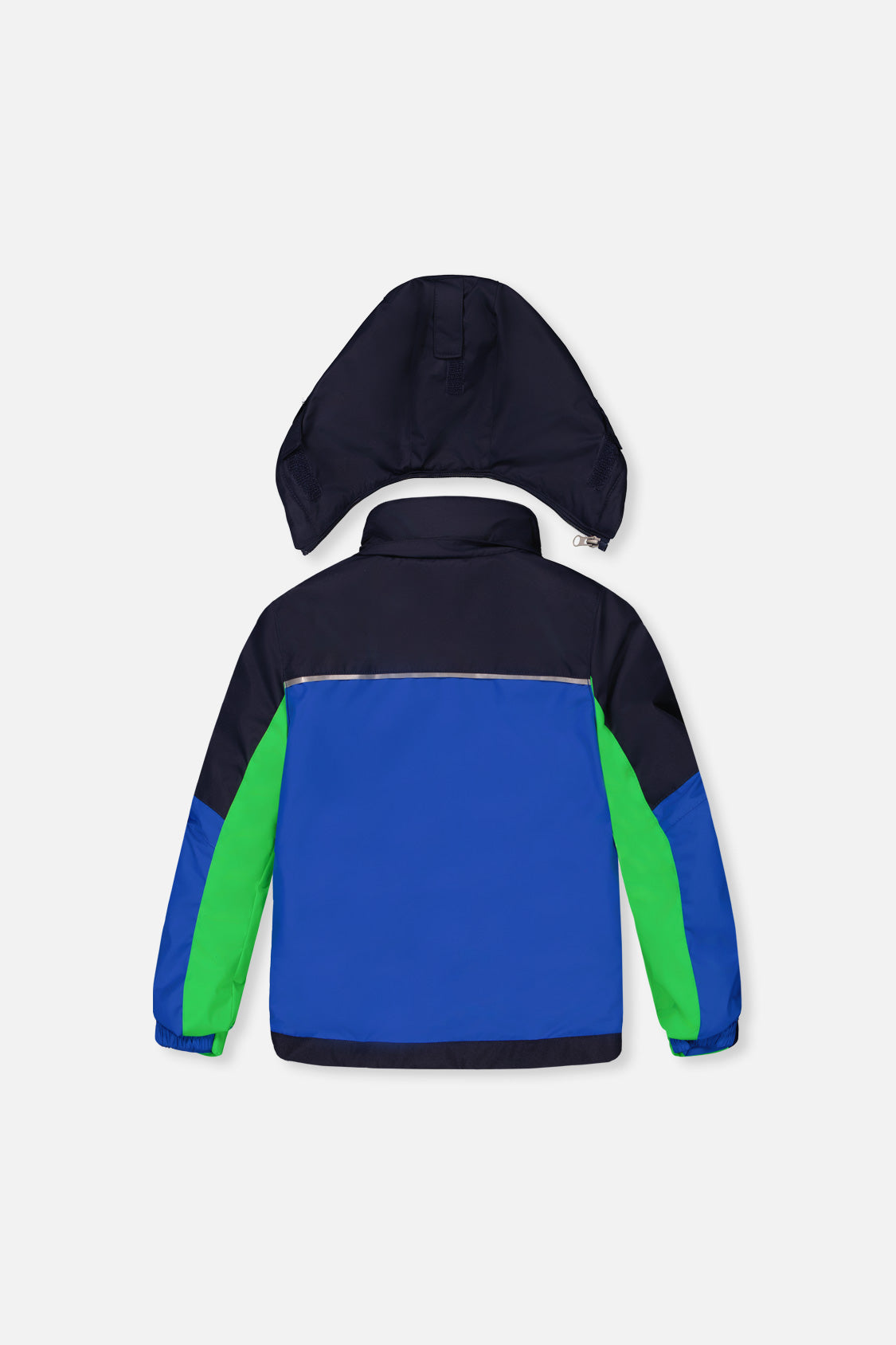 Two Piece Play Snowsuit Royal Blue And Green Colorblock - J10PB50_04690