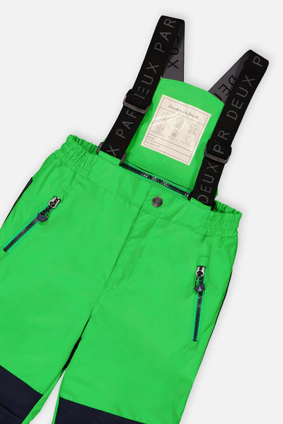 Two Piece Play Snowsuit Royal Blue And Green Colorblock - J10PB50_04690