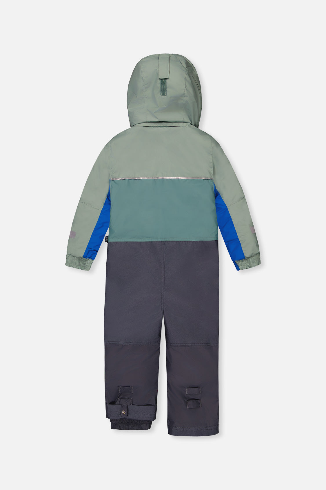 Kids One Piece Play Snowsuit Sage Green And Grey - J10PB73_04930