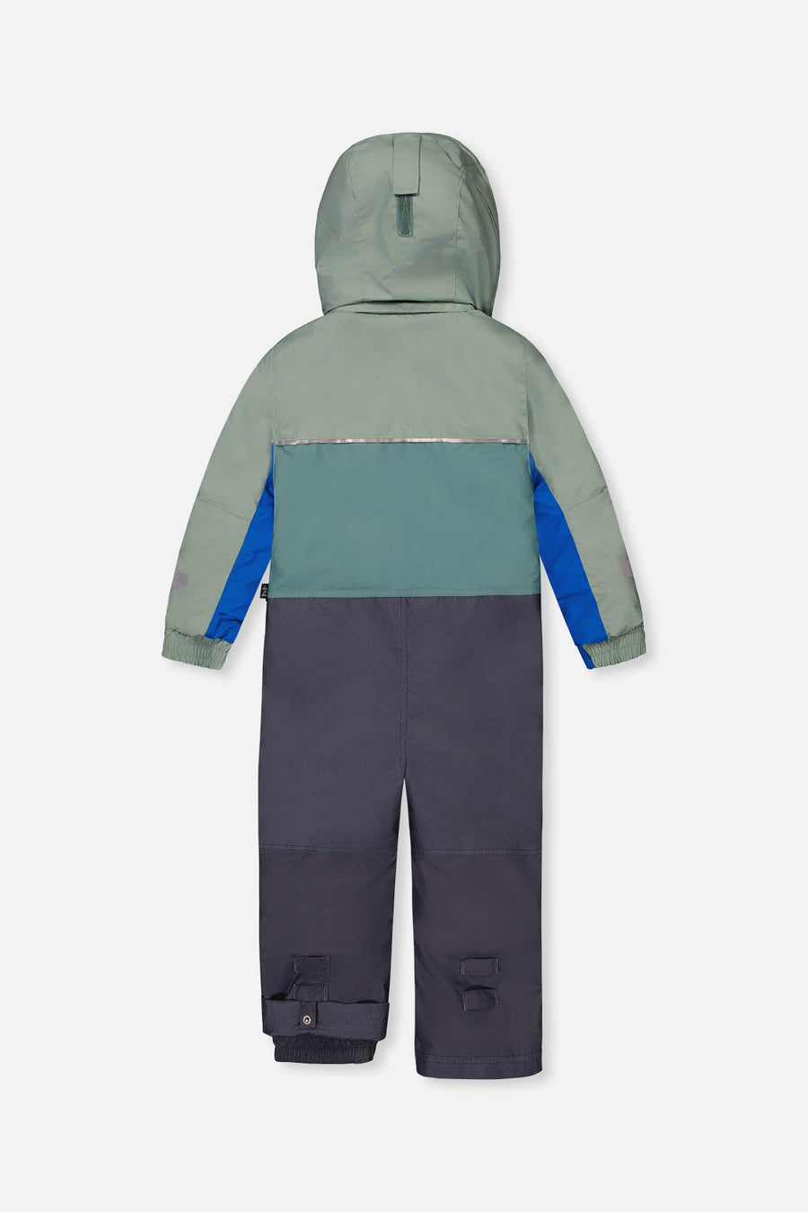 Kids One Piece Play Snowsuit Sage Green And Grey - J10PB73_04930
