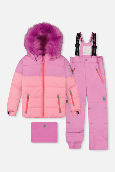 Habit de neige deux pièces PLAY violet rosé
