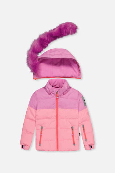 Habit de neige deux pièces PLAY violet rosé