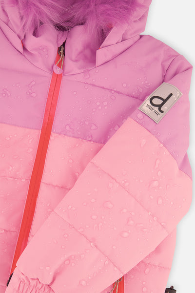 Habit de neige deux pièces PLAY violet rosé